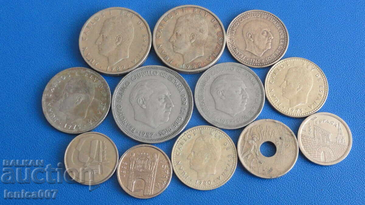 Spain - Coins (12 pieces) with price € 3.90 | 7.63 BGN