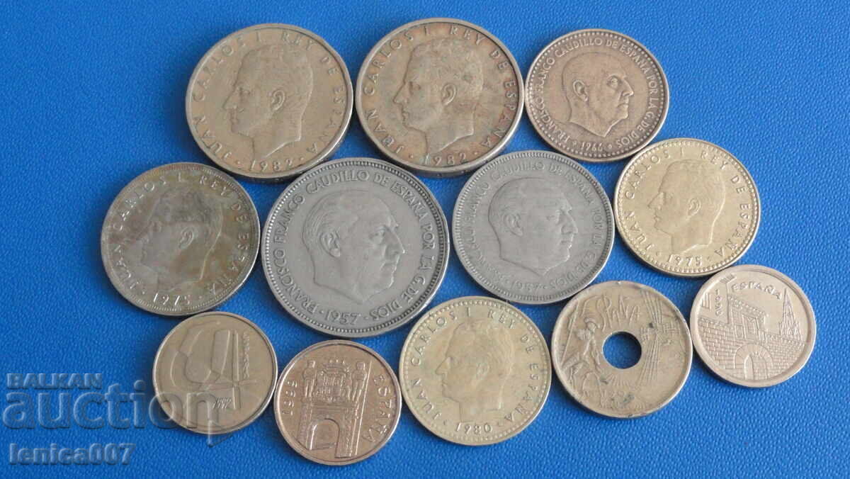 Delivery of Spain - Coins (12 pieces)