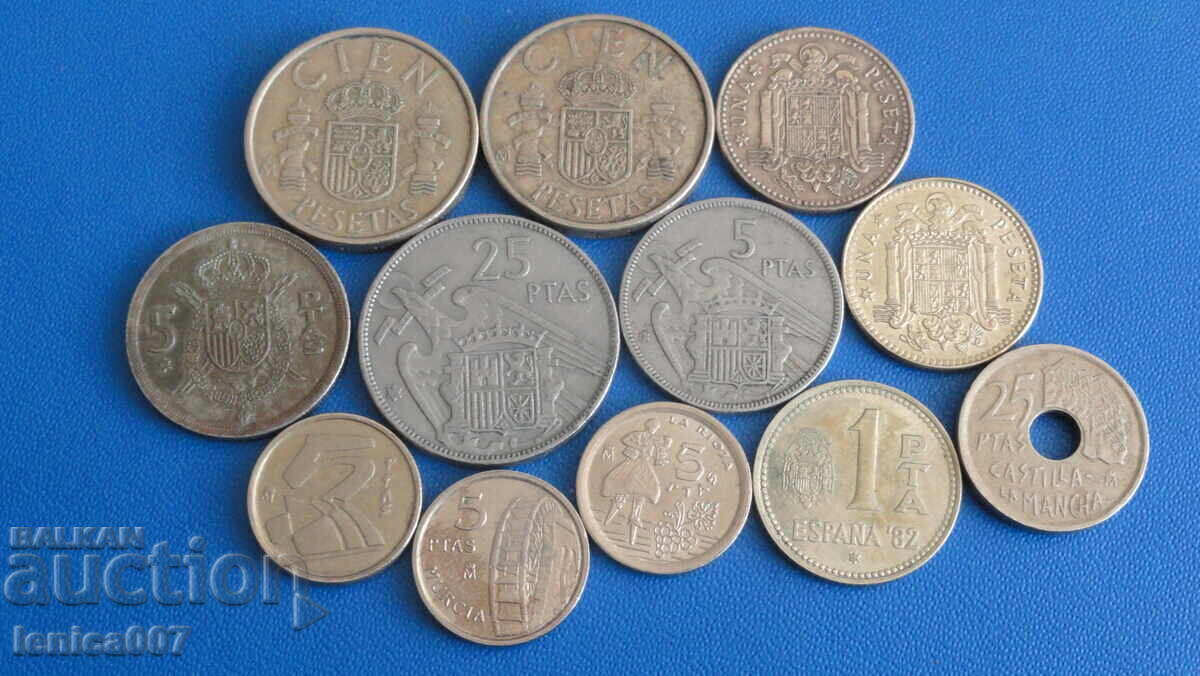 Spain - Coins (12 pieces) - 5