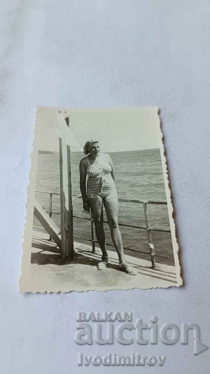 Photo Varna Woman on the pier 1940