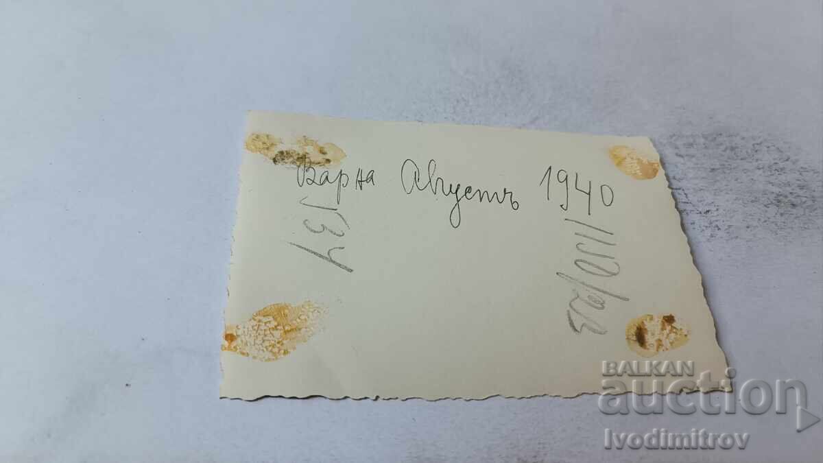 Photo Varna Three young women on the pier 1940 with price 1.75 BGN | € 0.89