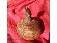 Τελετουργικό σκεύος, ξύλο, ρατάν