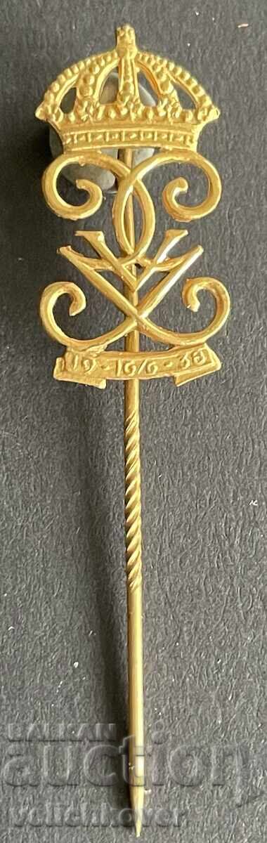 41015 Danemarca semn cu monograma Regelui Christian X din 1938