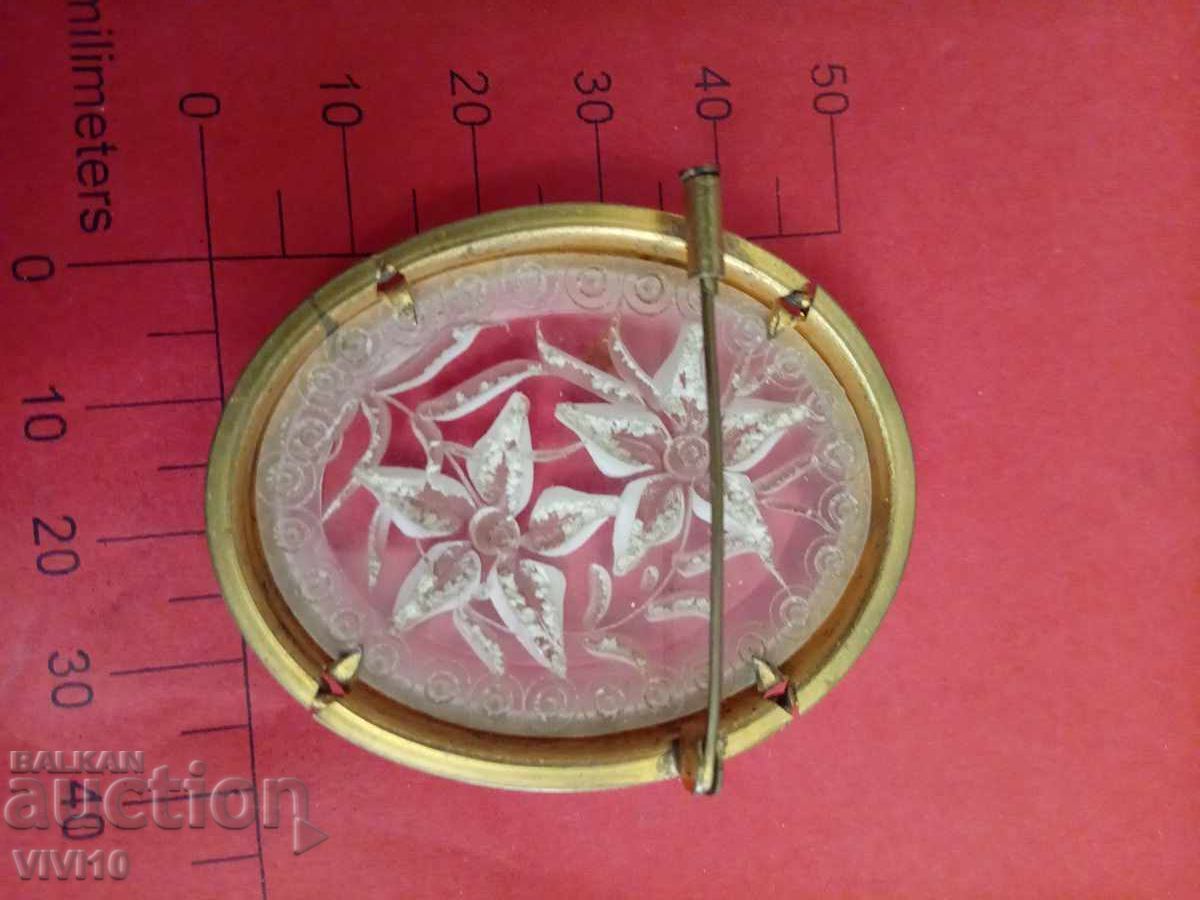 Αρχαία καρφίτσα, Γαλλία, λουλούδια με τιμή 60.00 BGN | € 30.68