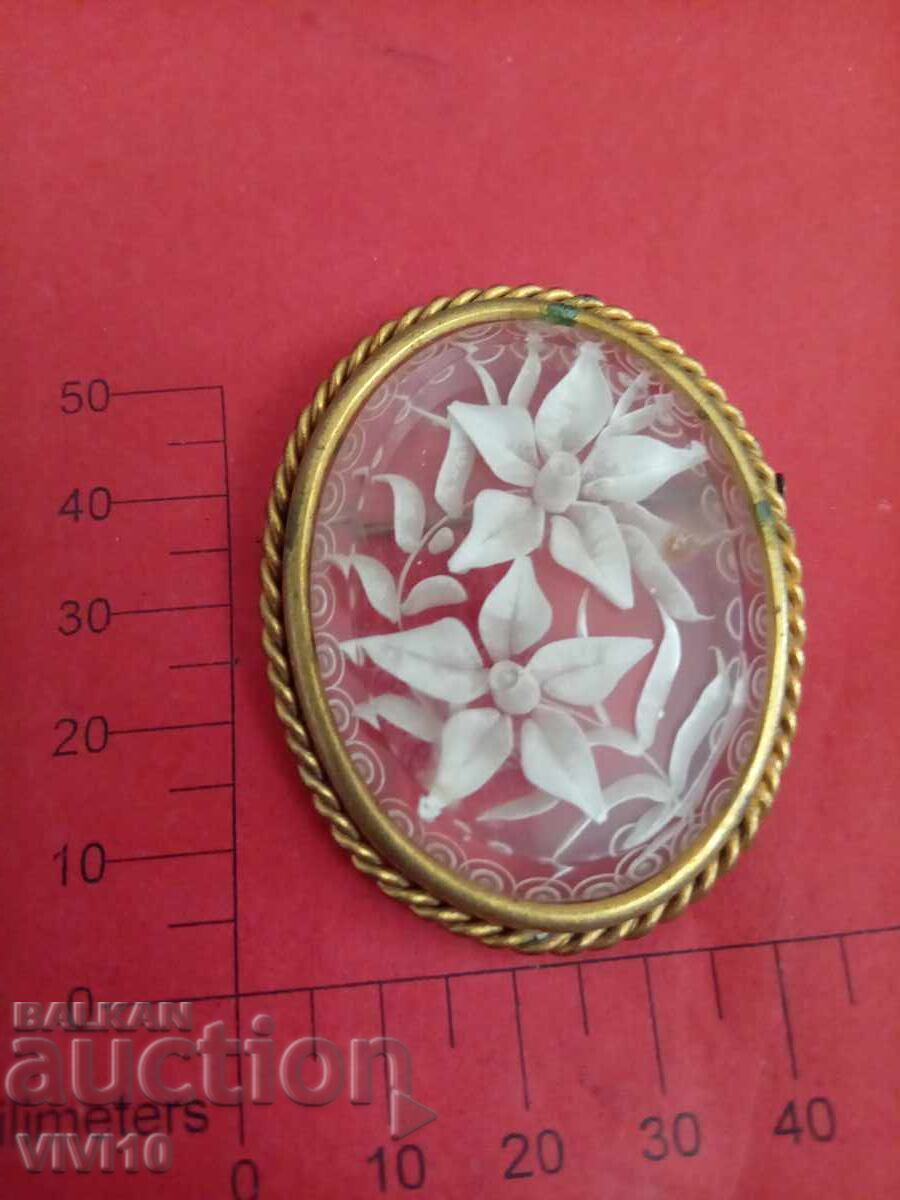 Αρχαία καρφίτσα, Γαλλία, λουλούδια