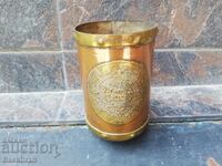 Χάλκινο Κύπελλο με Ορειχάλκινο Σκελετό, Κούπα Ημερολογίου των Μάγια, Αζτέκοι