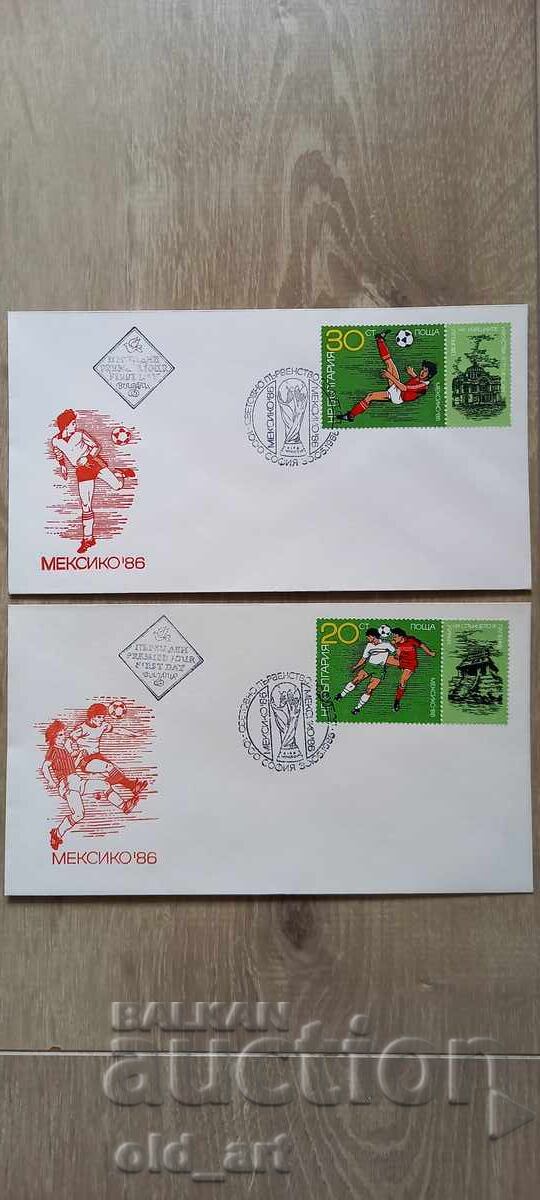 Auction  Postage envelopes - FIFA World Cup Mexico 86