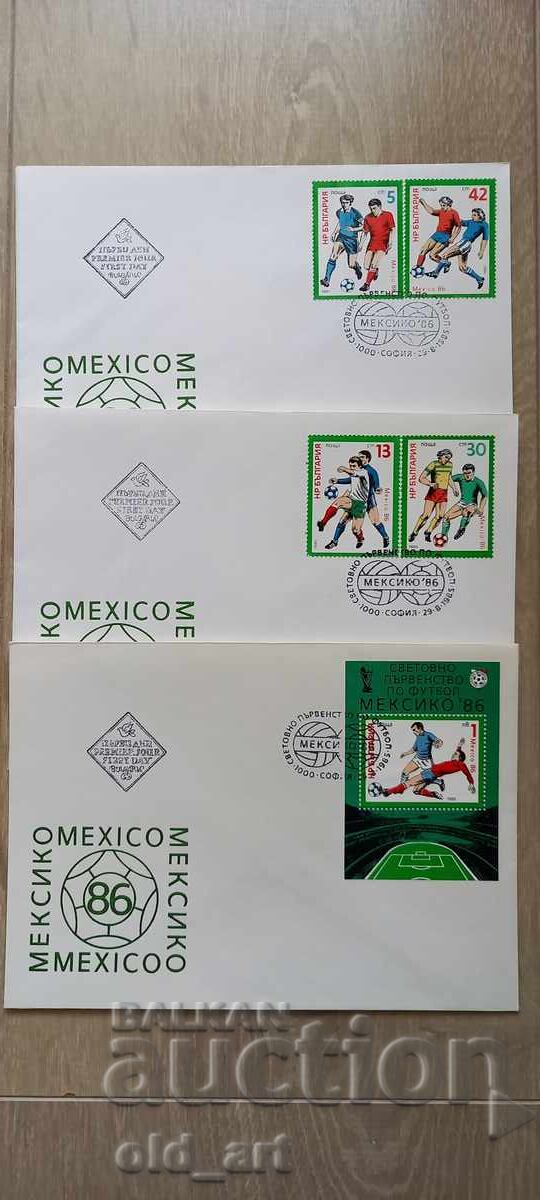 Φάκελοι - Παγκόσμιο Κύπελλο Ποδοσφαίρου Μεξικό '86