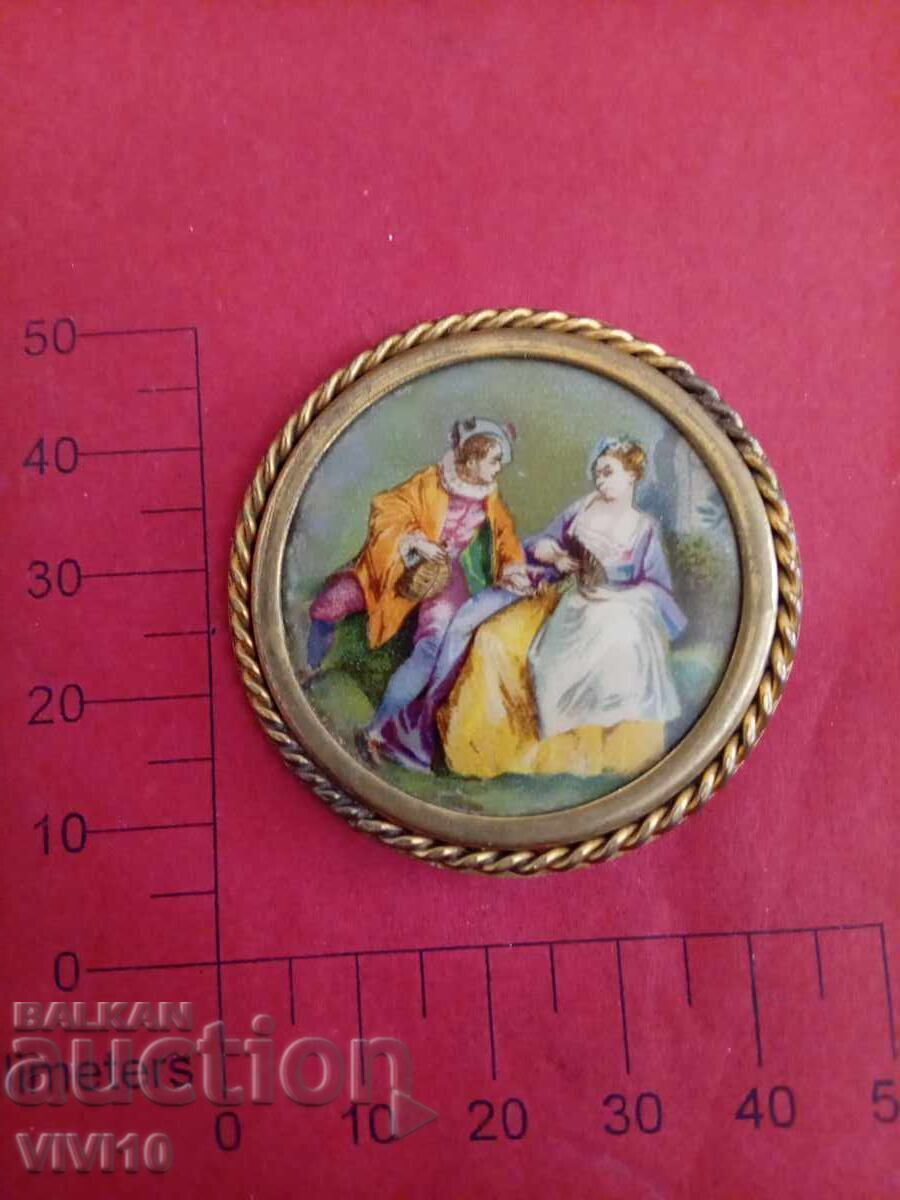 Broșă veche Franța