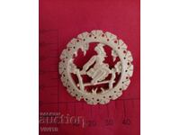 Antique brooch, Bakelite, France