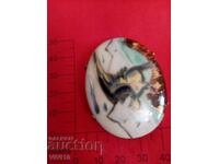 Antique brooch, porcelain France