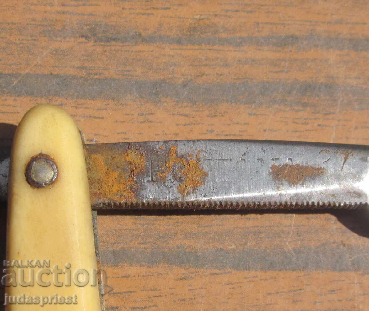 Δημοπρασία Αρχαίο γερμανικό ξυράφι Solingen Δημοπρασία Αρχαίο γερμανικό ξυράφι Solingen