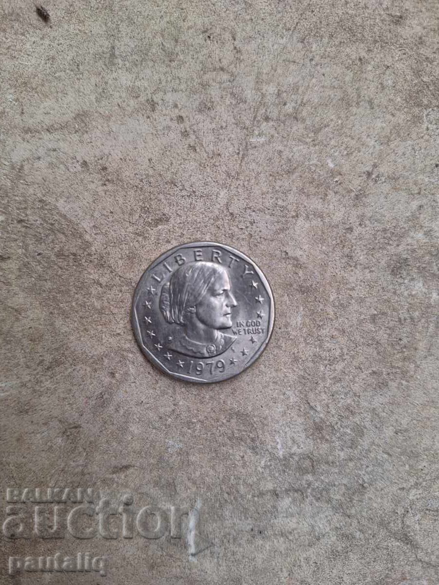 1 ДОЛАР 1979 г САЩ 1 ДОЛАР 1979 г САЩ
