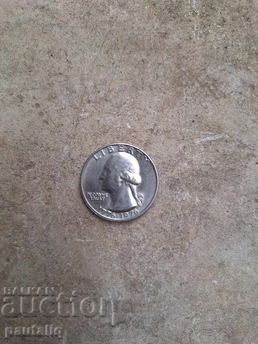 25 cents 1976 USA 25 cents 1976 USA