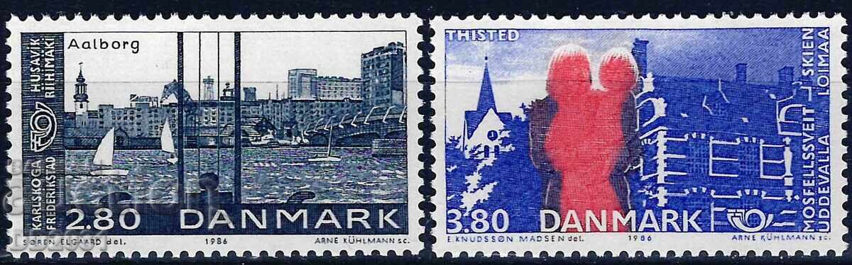 Δανία 1986 - αρχιτεκτονική πλοίων MNH