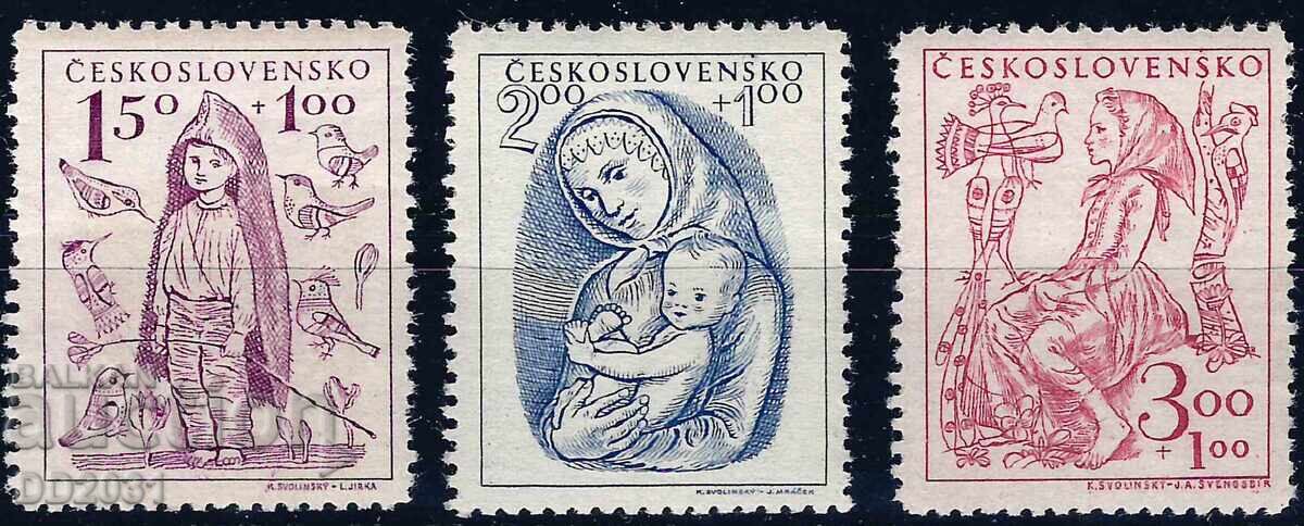 Τσεχοσλοβακία 1948 - παιδικά MNH