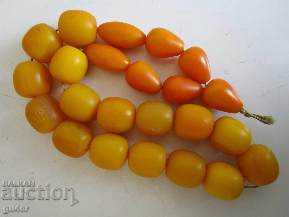 Delivery of ❌❌❌ HUGE OLD RARE AMBER PRAYER BEADS, 283 gr. RRR ❌❌❌