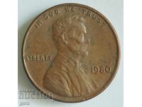 ΗΠΑ 1 σεντ 1980 jf5