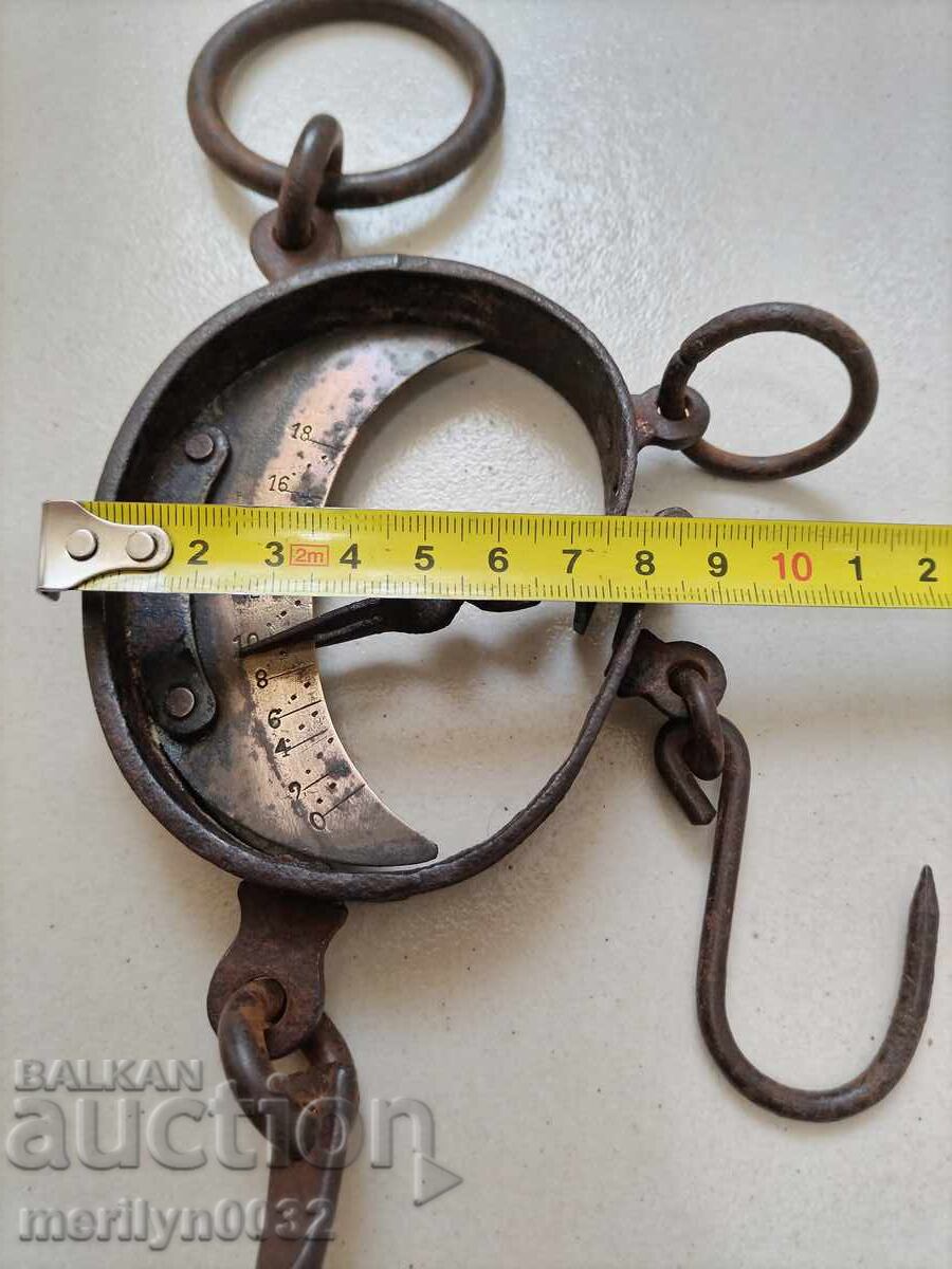 Old Ottoman scale in oki and kilos, scale, palanza - 6 Old Ottoman scale in oki and kilos, scale, palanza - 6