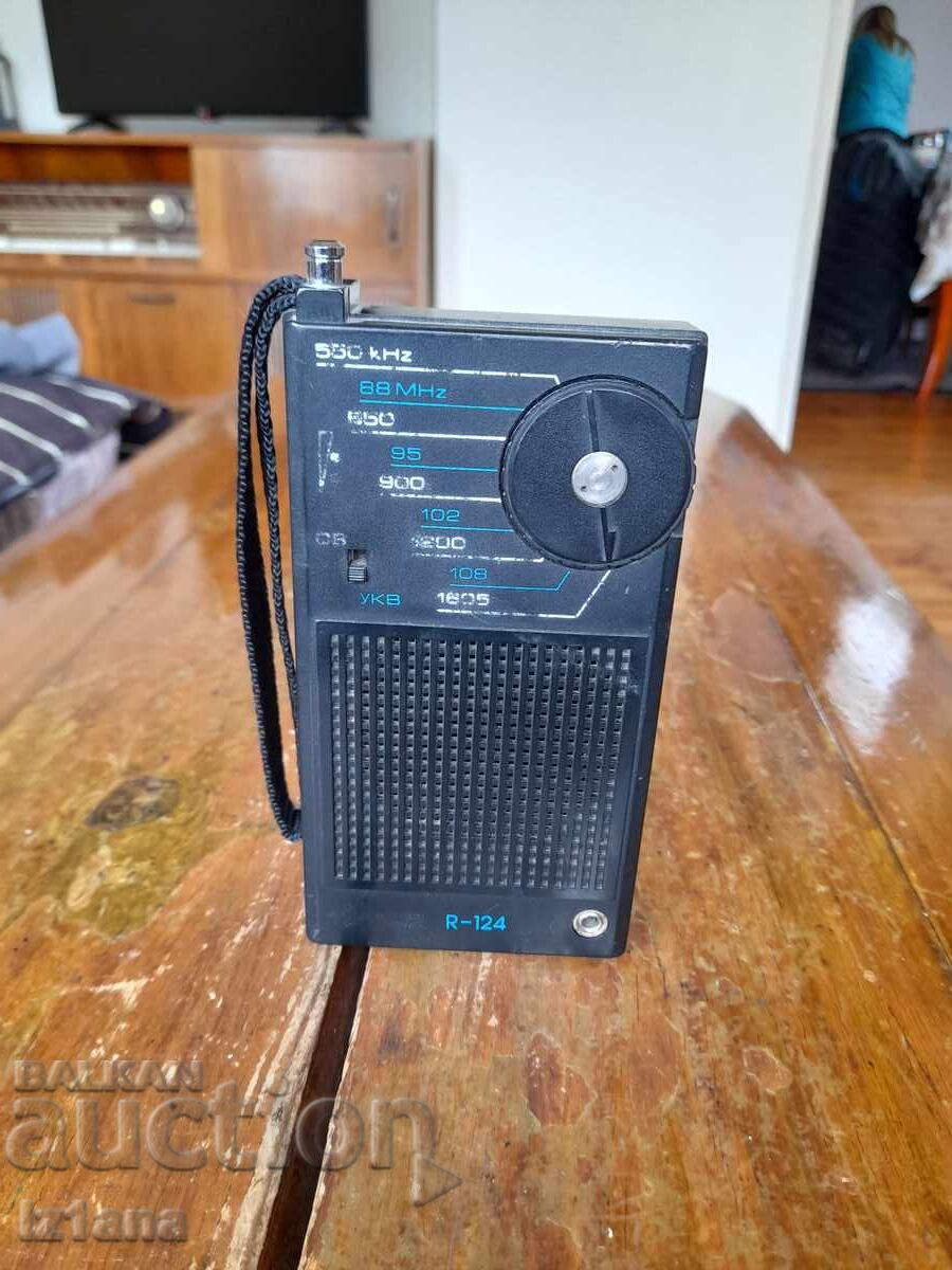 Old radio, radio receiver R-124, Inkoms Mezdra