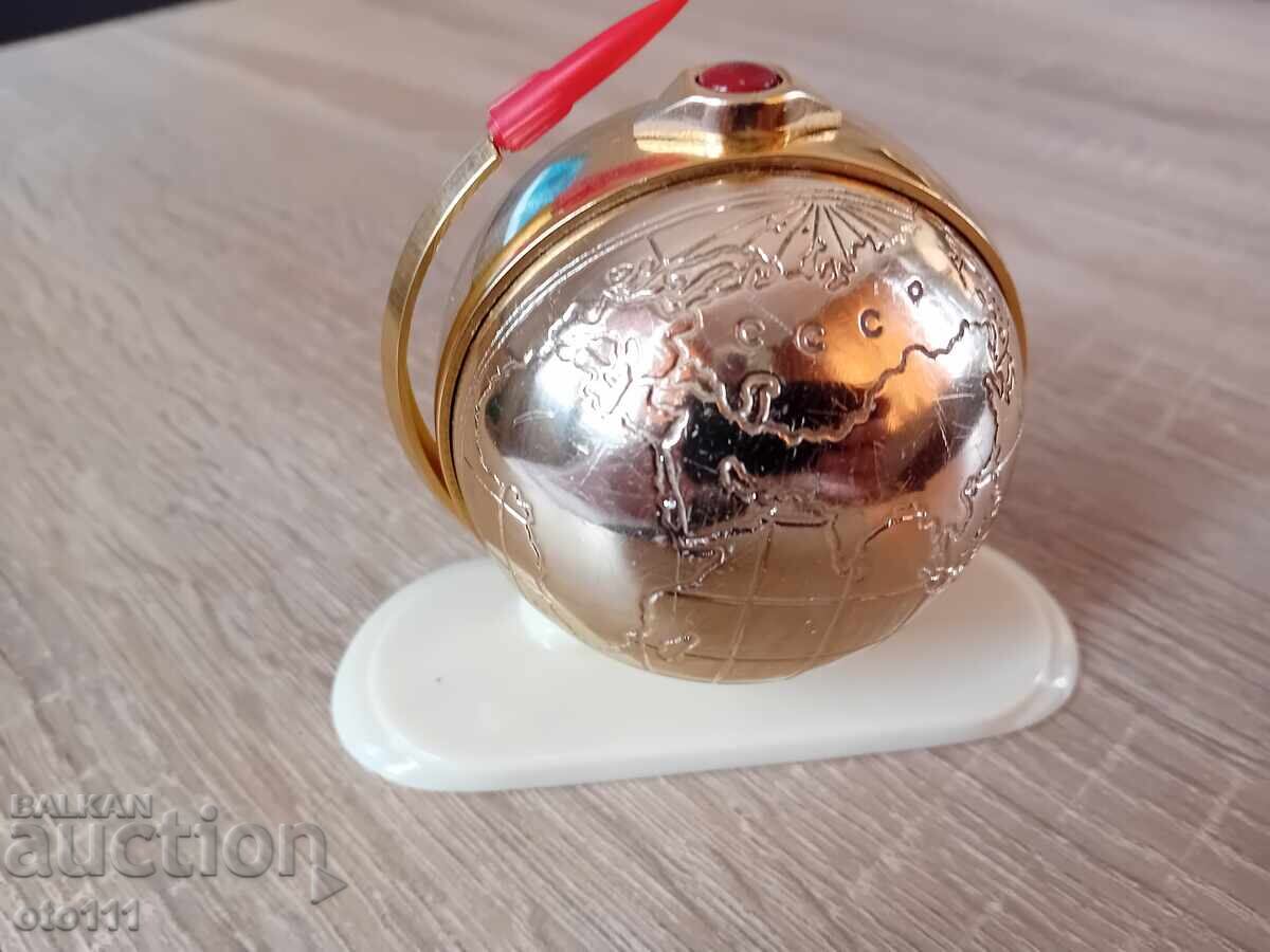 CLOCK ALARM GLORY GLOBE - USSR with price 70.00 BGN | € 35.79 CLOCK ALARM GLORY GLOBE - USSR with price 70.00 BGN | € 35.79