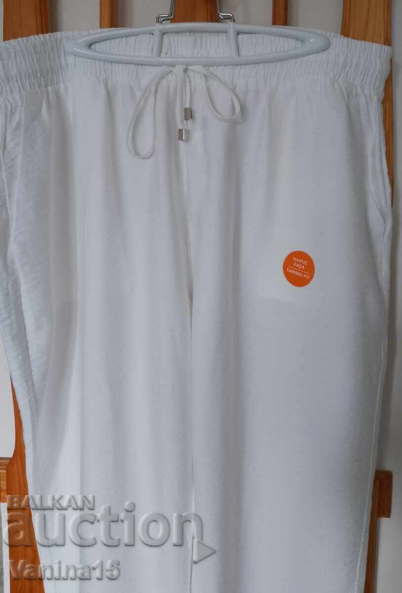 LC Waikiki pantaloni albi de vară noi 46 cu preț 20.00 BGN | € 10.23 LC Waikiki pantaloni albi de vară noi 46 cu preț 20.00 BGN | € 10.23