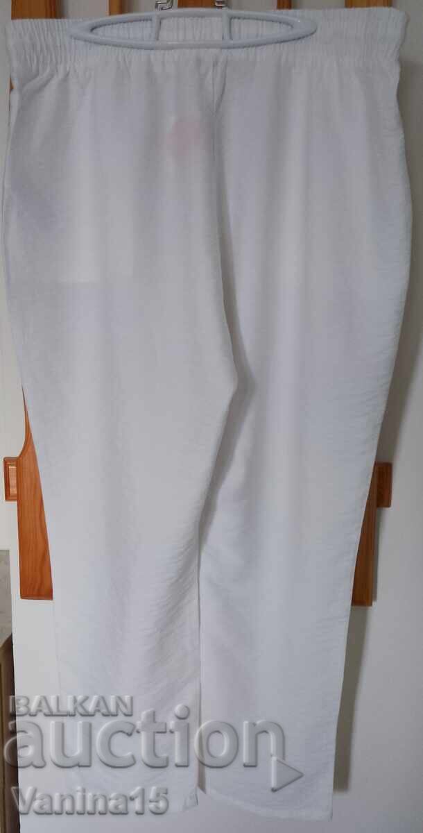 Licitație LC Waikiki pantaloni albi de vară noi 46 Licitație LC Waikiki pantaloni albi de vară noi 46