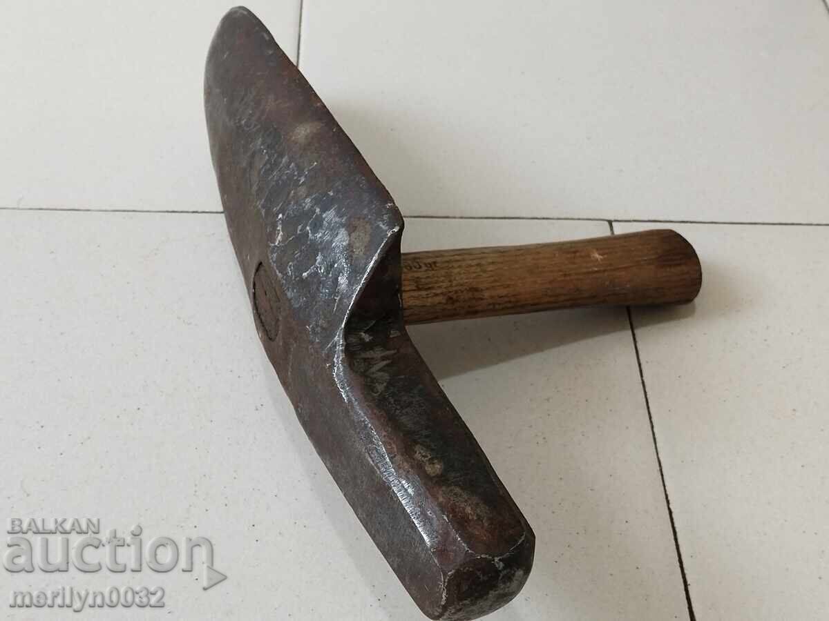 Παλιό σφυρί για τοποθέτηση πλακών, πλάκες με νούμερο και σφραγίδα - 7