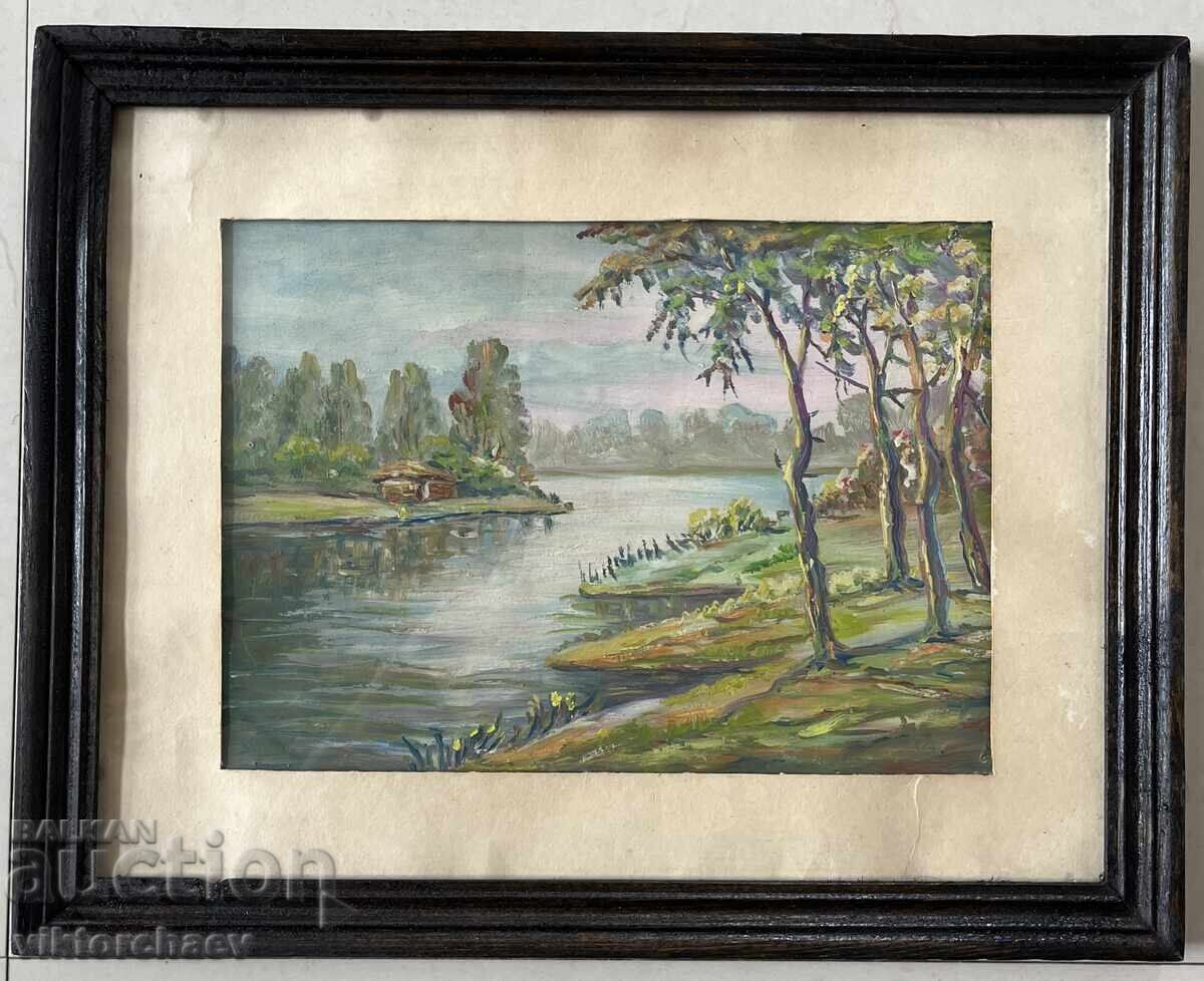 Стара майсторска картина - Пейзаж Стара майсторска картина - Пейзаж