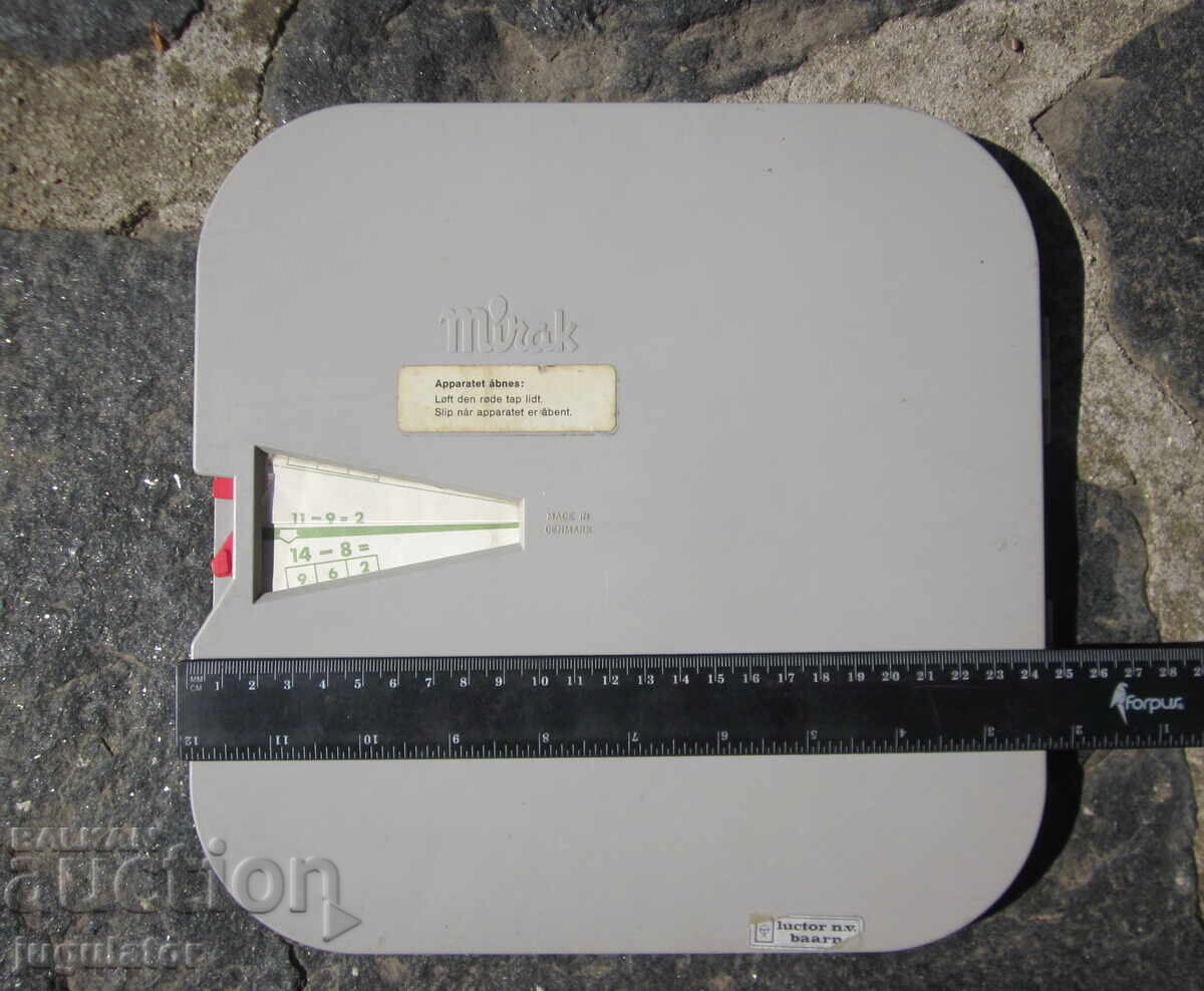 Mechanical mathematical device for calculating problems - 7 Mechanical mathematical device for calculating problems - 7