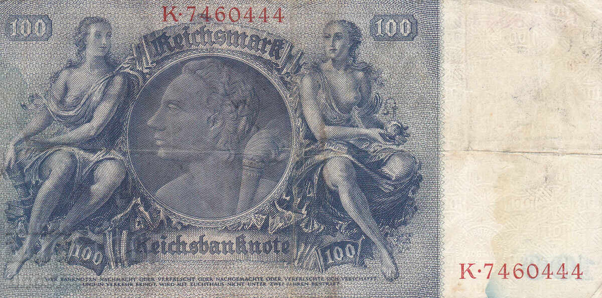 Аукцион tino37- ГЕРМАНИЯ - 100 МАРКИ - 1935г- F+ Аукцион tino37- ГЕРМАНИЯ - 100 МАРКИ - 1935г- F+