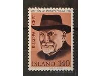 Iceland 1980 Europe CEPT Personalities MNH