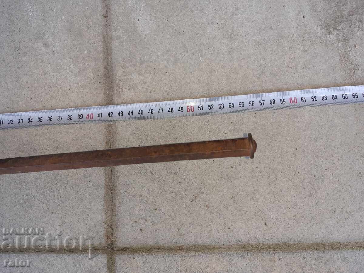 Auction Old scale with bronze weight and tray, balance, beam scale Auction Old scale with bronze weight and tray, balance, beam scale