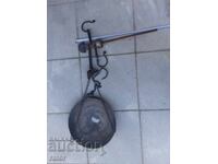 Παλαιός ζυγός με χάλκινο αντίβαρο και δίσκο, ζύγι, παλάτζα