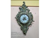 Σπάνιο αντίκα γαλλικό μπρούτζινο ρολόι Japy Freres 1870