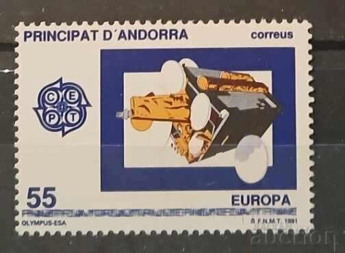 Spaniolă Andorra 1991 Europa CEPT Space MNH Spaniolă Andorra 1991 Europa CEPT Space MNH