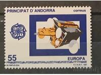 Ισπανική Ανδόρα 1991 Ευρώπη CEPT Space MNH