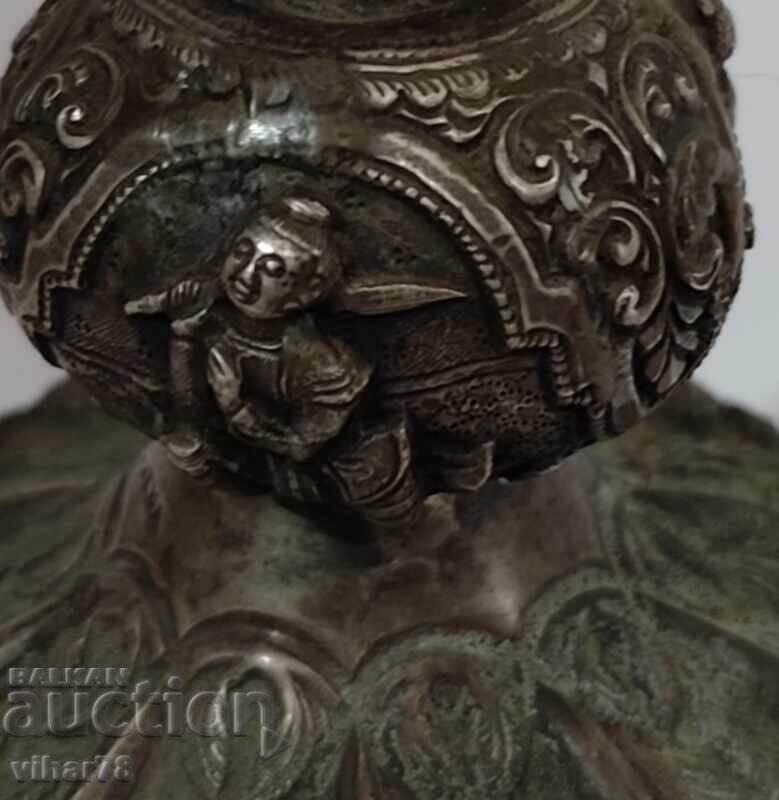 Аукцион СТАР СРЕБЪРЕН СВЕЩНИК ПРОБА 950