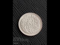 Нидерландия, 25 цента 1941 г.