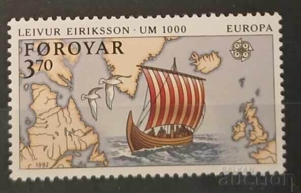 Insulele Feroe 1992 Europa CEPT Nave/Columbus MNH