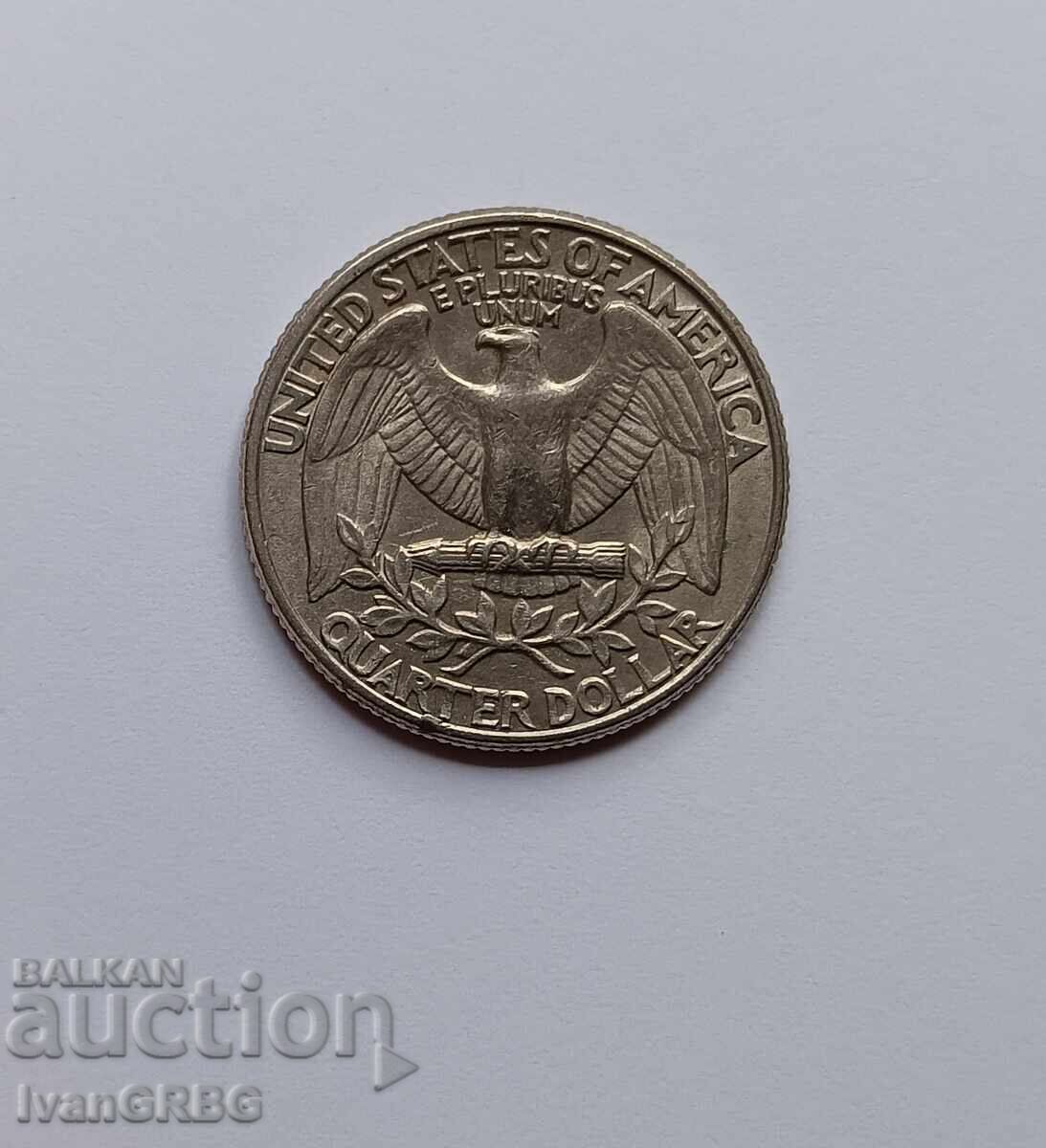 25 цента 1979 САЩ Америка Четвърт долар 1979 1/4 долар 1979 - 5