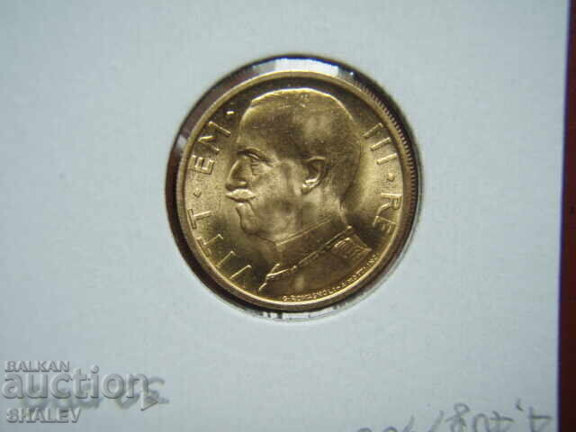 50 Lire 1931 IX Italy - Unc (gold) - 6