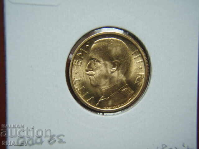 50 Lire 1931 IX Italy - Unc (gold) - 7