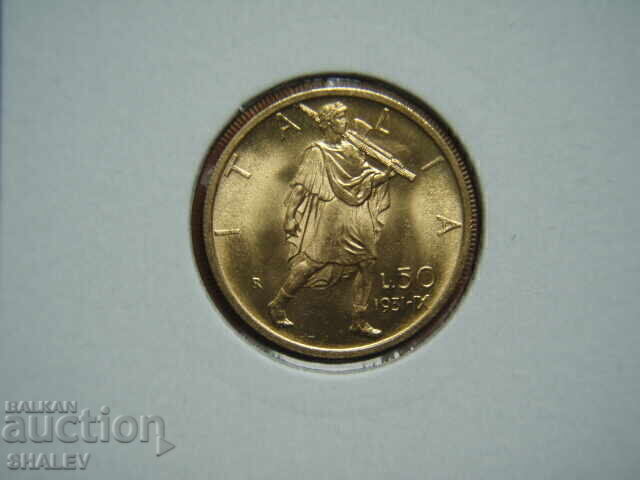 50 Lire 1931 IX Italia (50 liri Italiya) - Unc (aur)