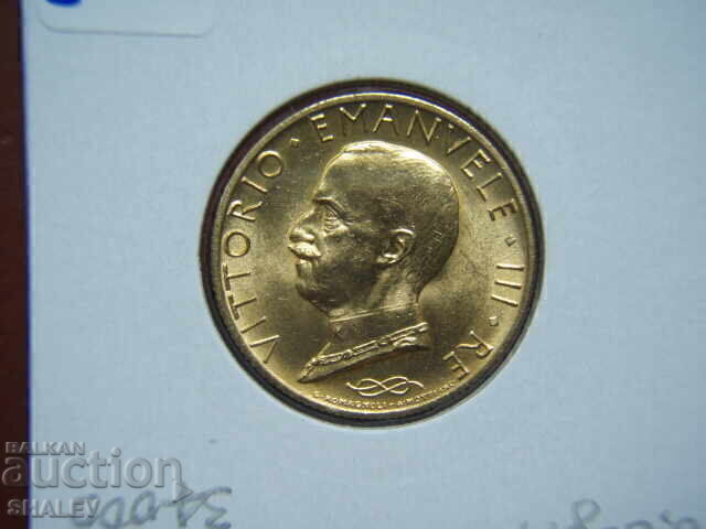 100 Lire 1931 IX Italia (100 liri Italiya) - Unc (zlato) - 7