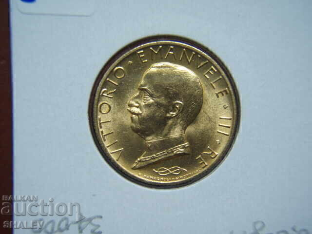 100 Lire 1931 IX Italia (100 liri Italiya) - Unc (zlato) - 7