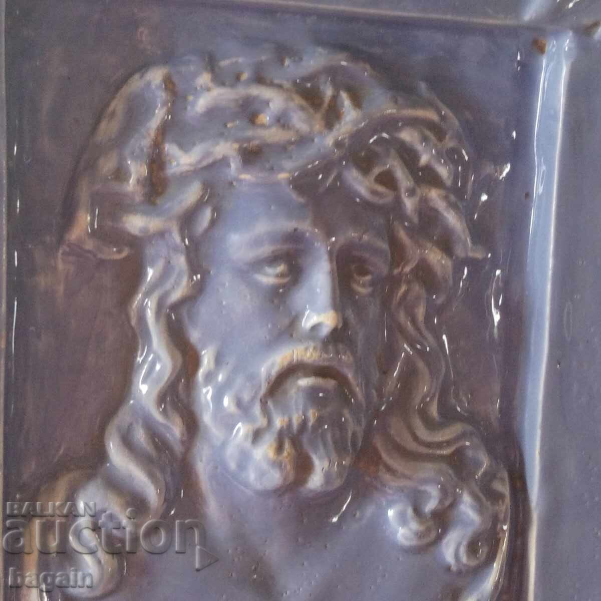 Icoană barocă veche. Maiolică cu preț 350.00 BGN | € 178.95 Icoană barocă veche. Maiolică cu preț 350.00 BGN | € 178.95