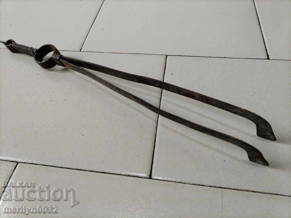 Old tongs, dilaf, wrought iron with price 36.00 BGN | € 18.41 Old tongs, dilaf, wrought iron with price 36.00 BGN | € 18.41