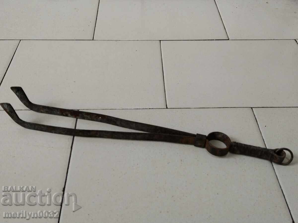 Old tongs, dilaf, wrought iron - 7 Old tongs, dilaf, wrought iron - 7