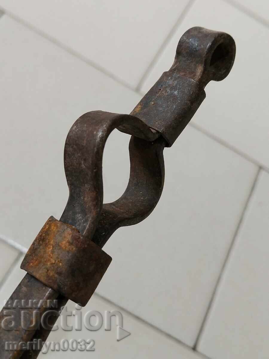 Old tongs, dilaf, wrought iron - 7 Old tongs, dilaf, wrought iron - 7